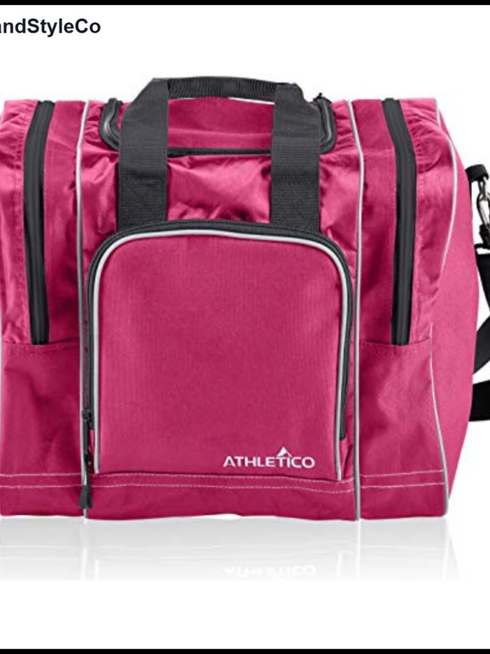 Padded Bowling Ball Tote Bag with Adjustable Strap